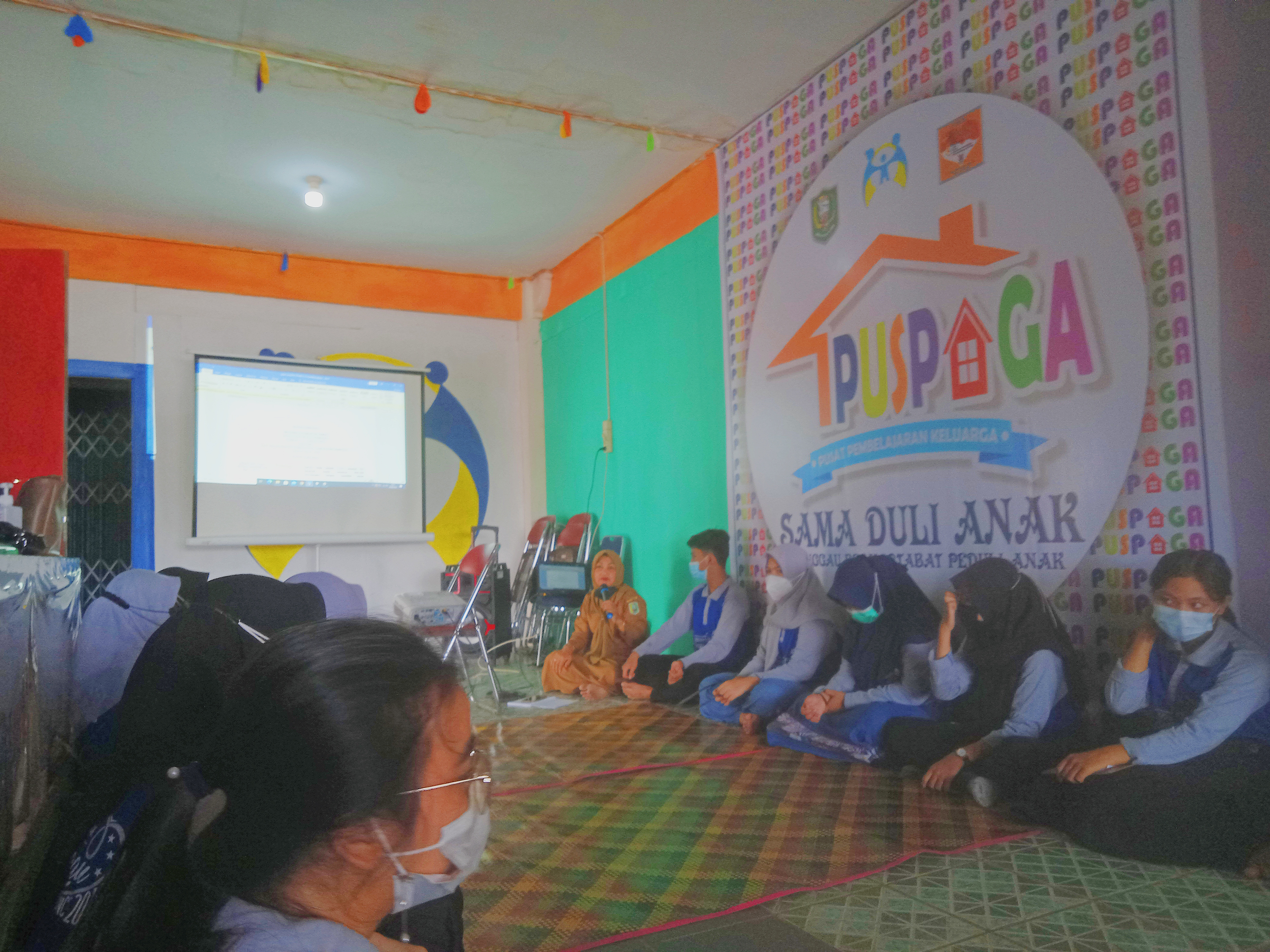 Rapat Koordinasi Anggota Forum Anak Kabupaten Sanggau Bersama Ibu-ibu Kantor DINSOSP3AKB Kab. Sanggau