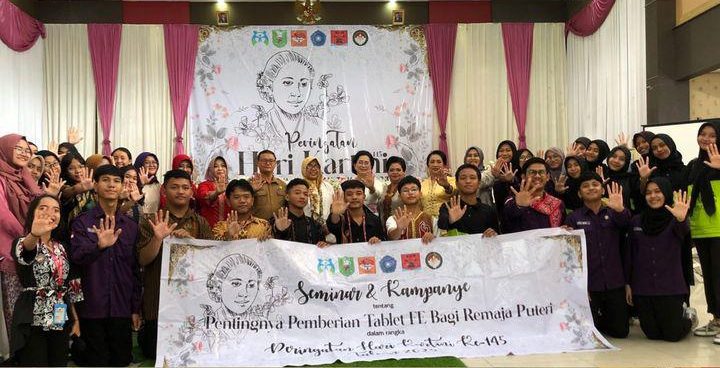 Forum Anak Kabupaten Sanggau Berpartisipasi pada Kegiatan Seminar dan Kampanye Pentingnya Tablet FE Bagi Remaja Putri dalam rangka Puncak Hari Kartini di Tingkat Kabupaten Sanggau Tahun 2023