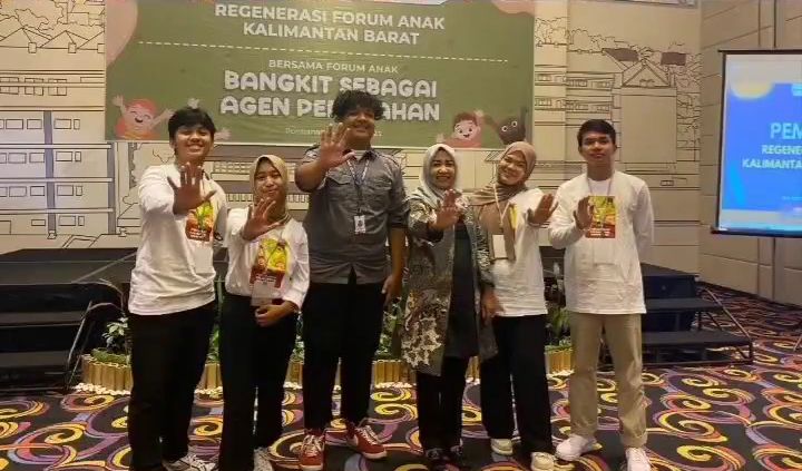 Forum Anak Kabupaten Sanggau Turut Hadir dalam Rangkaian Kegiatan Regenerasi Kepengurusan Forum Anak Provinsi Kalimantan Barat