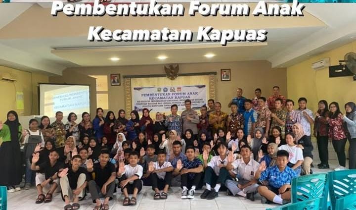 Regenerasi Forum Anak Kecamatan Kapuas tahun 2023