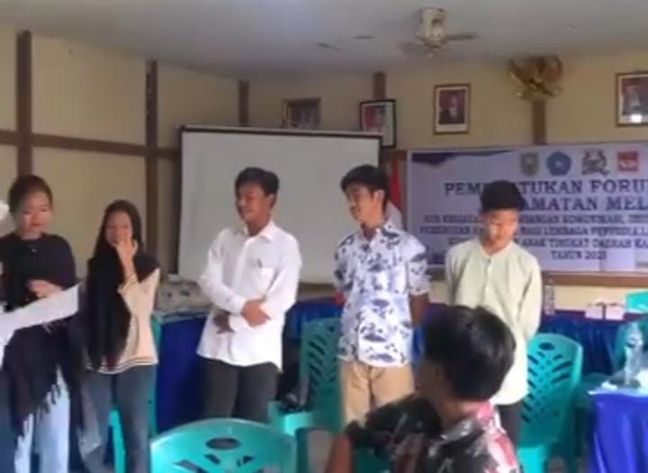 Regenerasi Forum Anak Kecamatan Meliau tahun 2023
