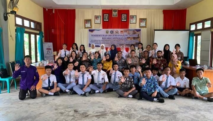Regenerasi Forum Anak Kecamatan Sekayam tahun 2024